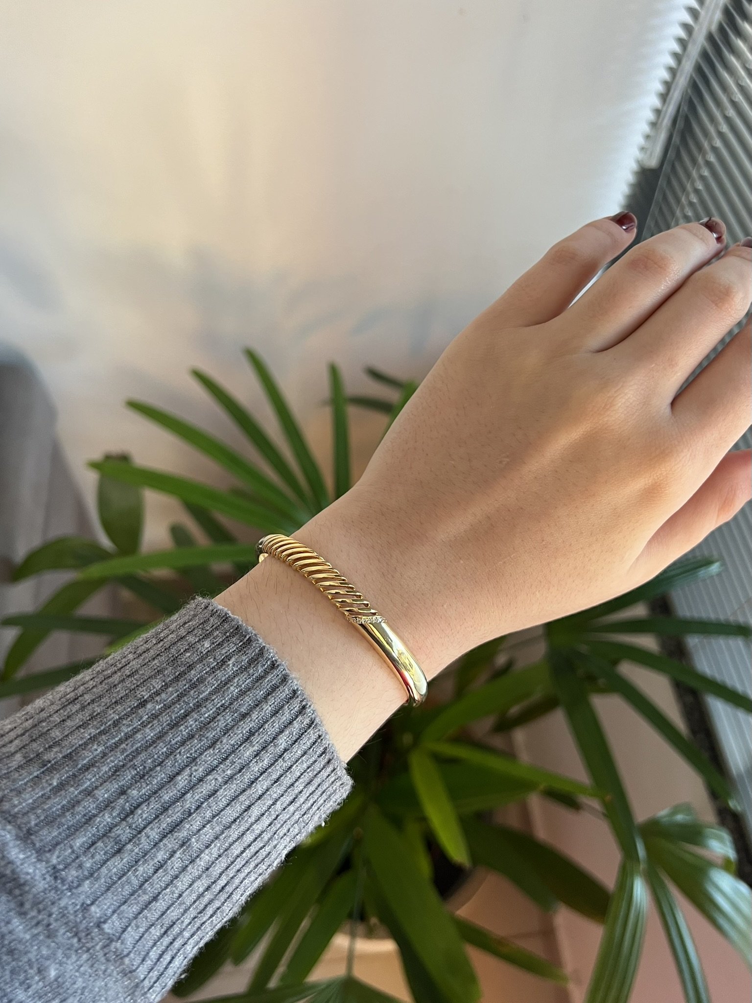 Bracelete Frisos Banhado a Ouro 18k