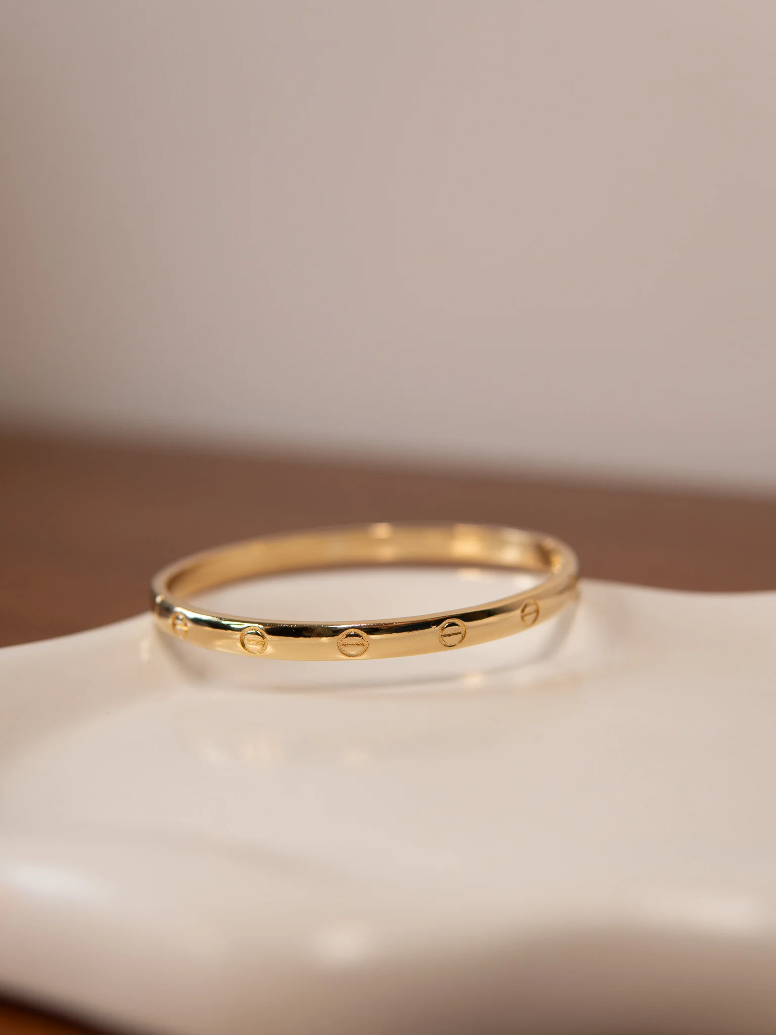 Bracelete Inspiração Banhado a Ouro 18k