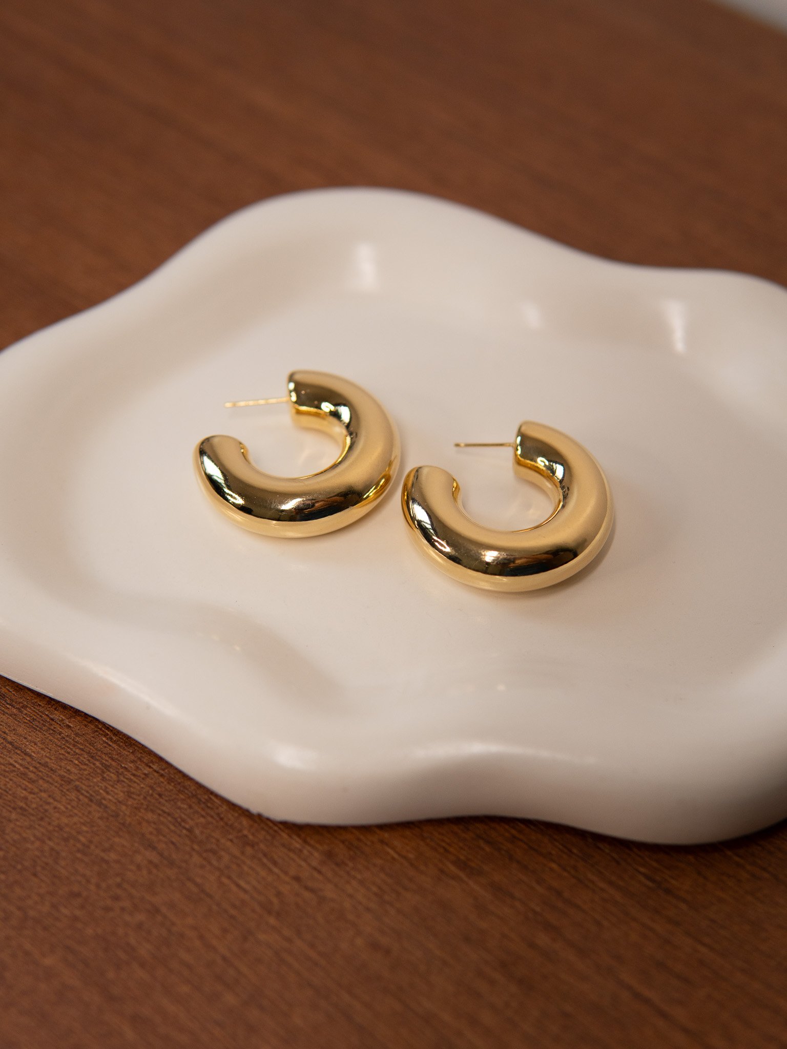 Brinco Argola Bold Banhado a Ouro 18k