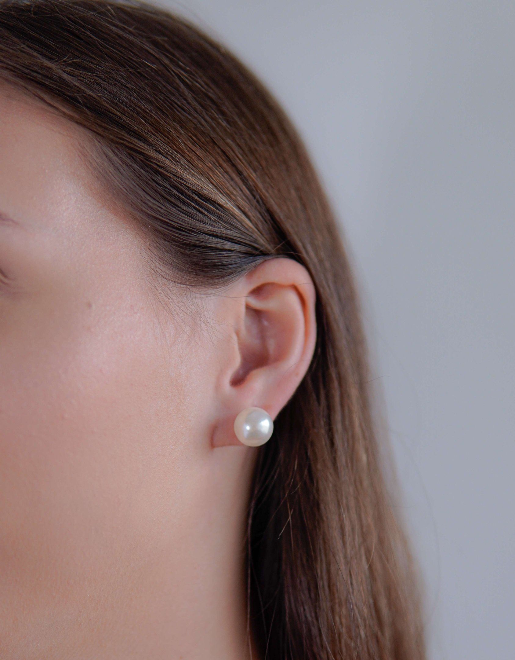 Brinco Pérola Clássico Banhado a Ouro 18k