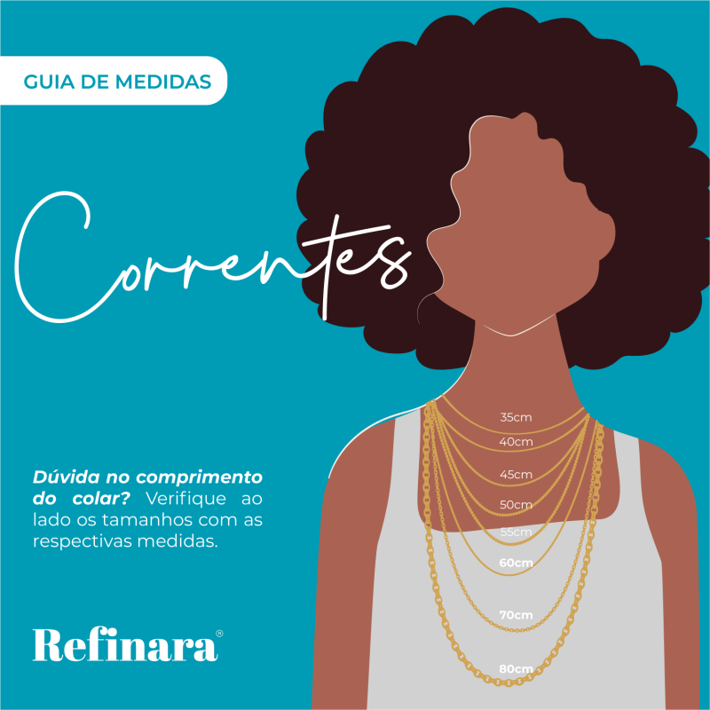 Colar Personalizado Corações Banho em Ouro 18k ou Prata 925