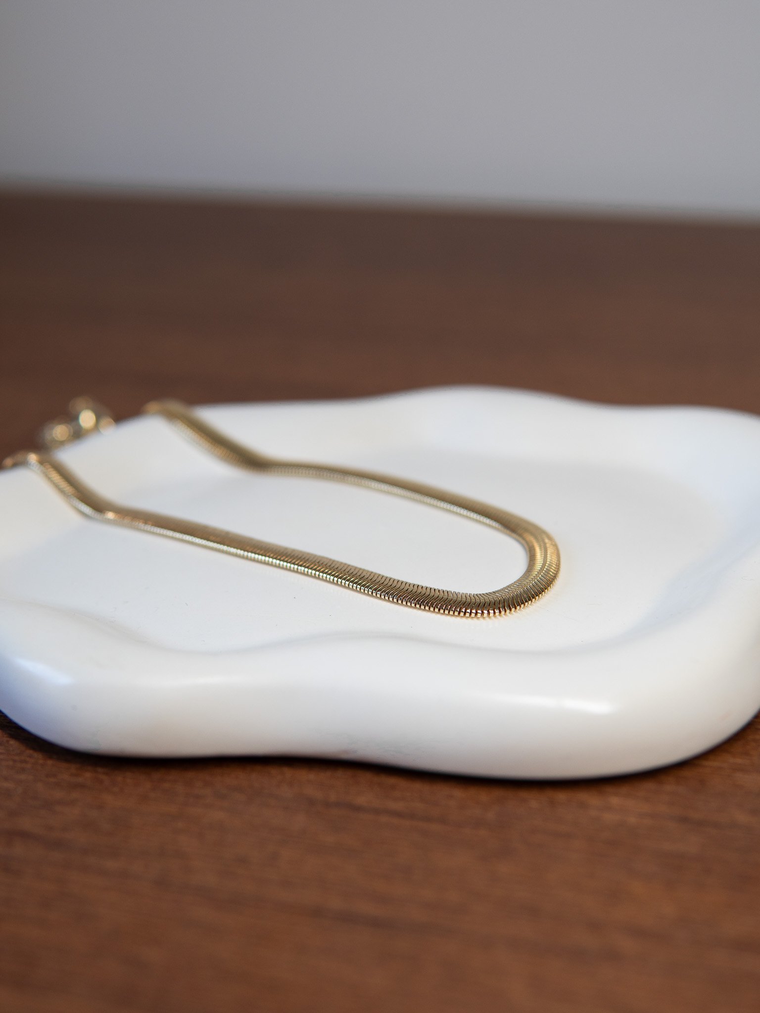 Colar Malha 6mm Semijoia banhado a Ouro 18k