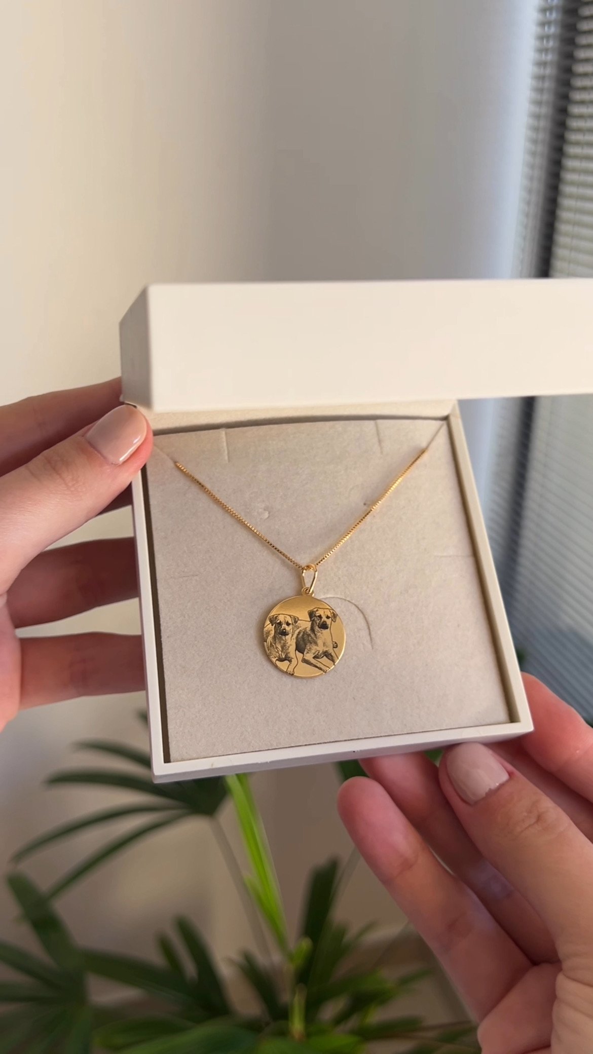Colar Personalizado fotogravação Banhado a Ouro 18k ou Prata 925
