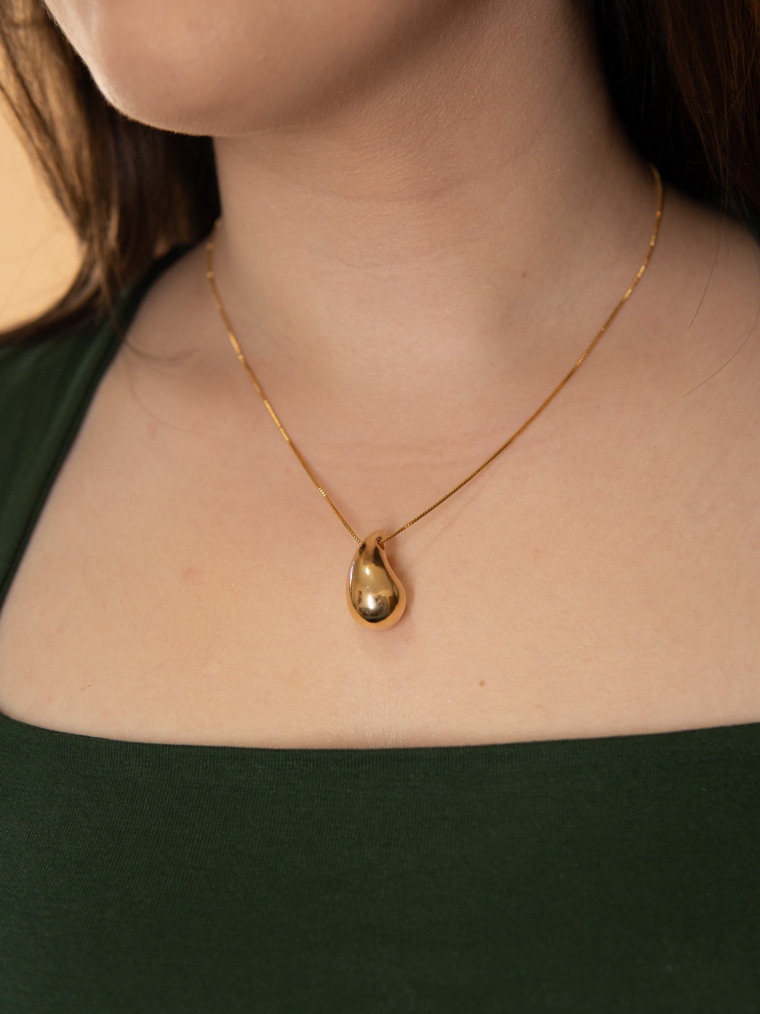 Conjunto Gota ABS Banhado a Ouro 18k