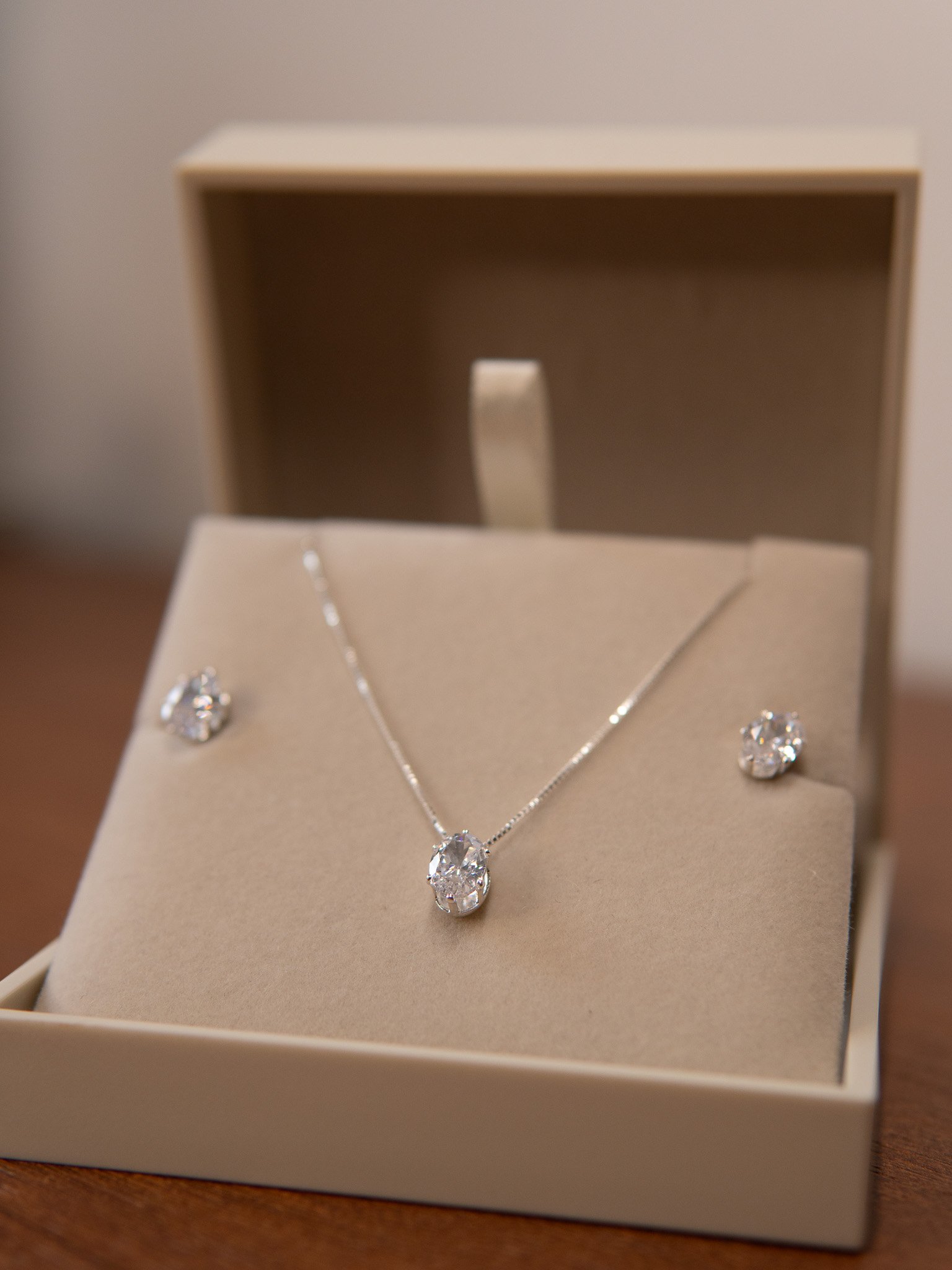 Conjunto Gota Prata 925