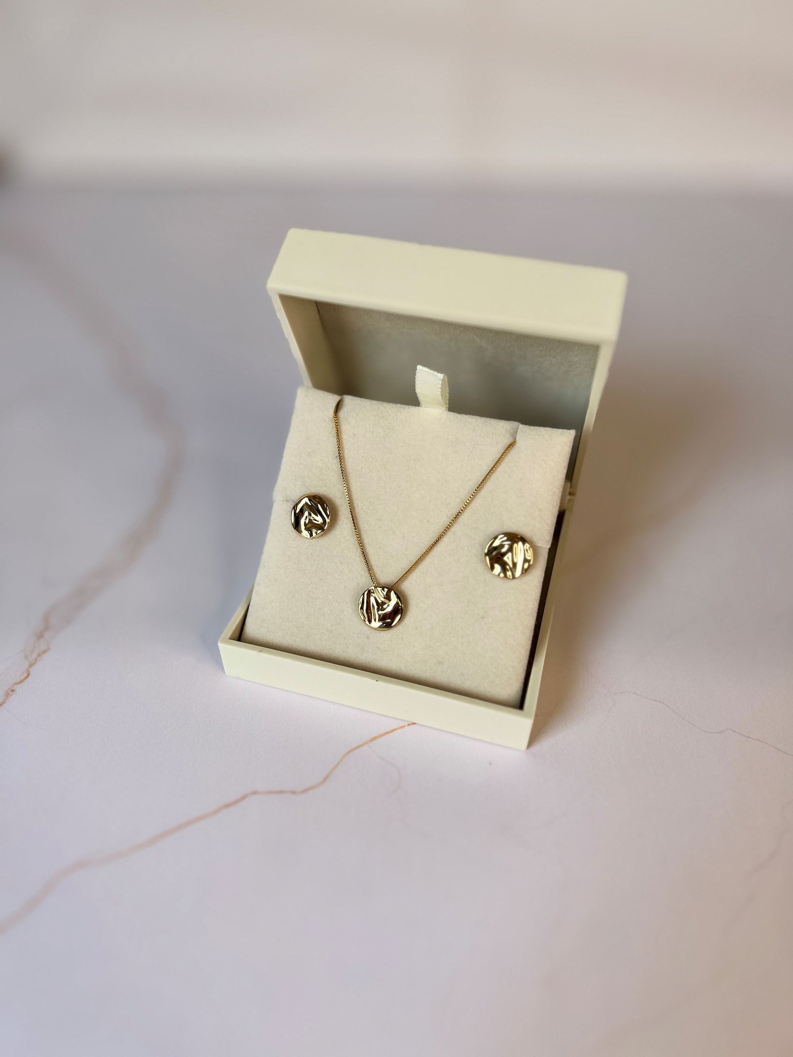 Conjunto Orgânico delicado Banhado a Ouro 18k