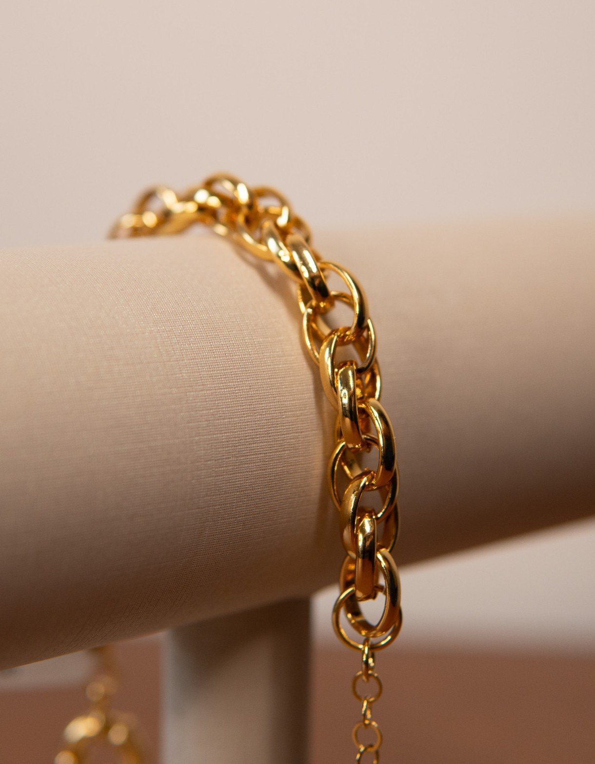 Pulseira Elos Luxo Banhado a Ouro 18k
