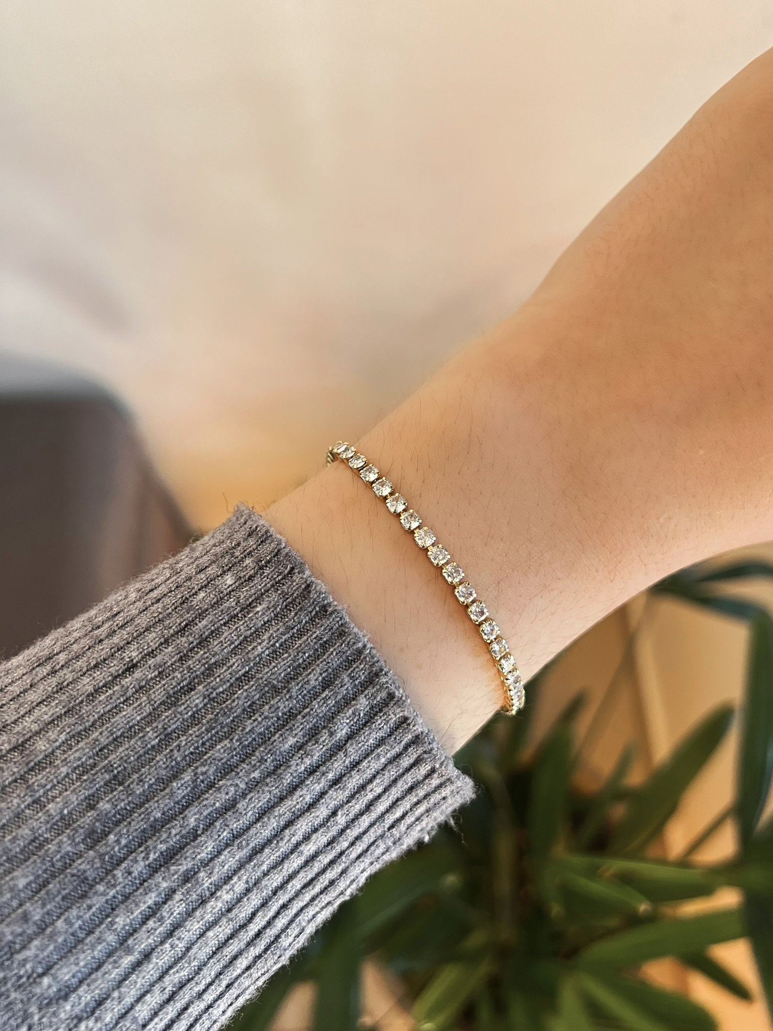 Pulseira Riviera Banhada a Ouro 18k
