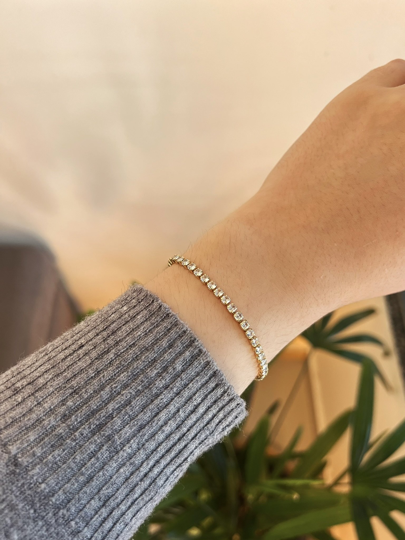Pulseira Riviera Banhada a Ouro 18k