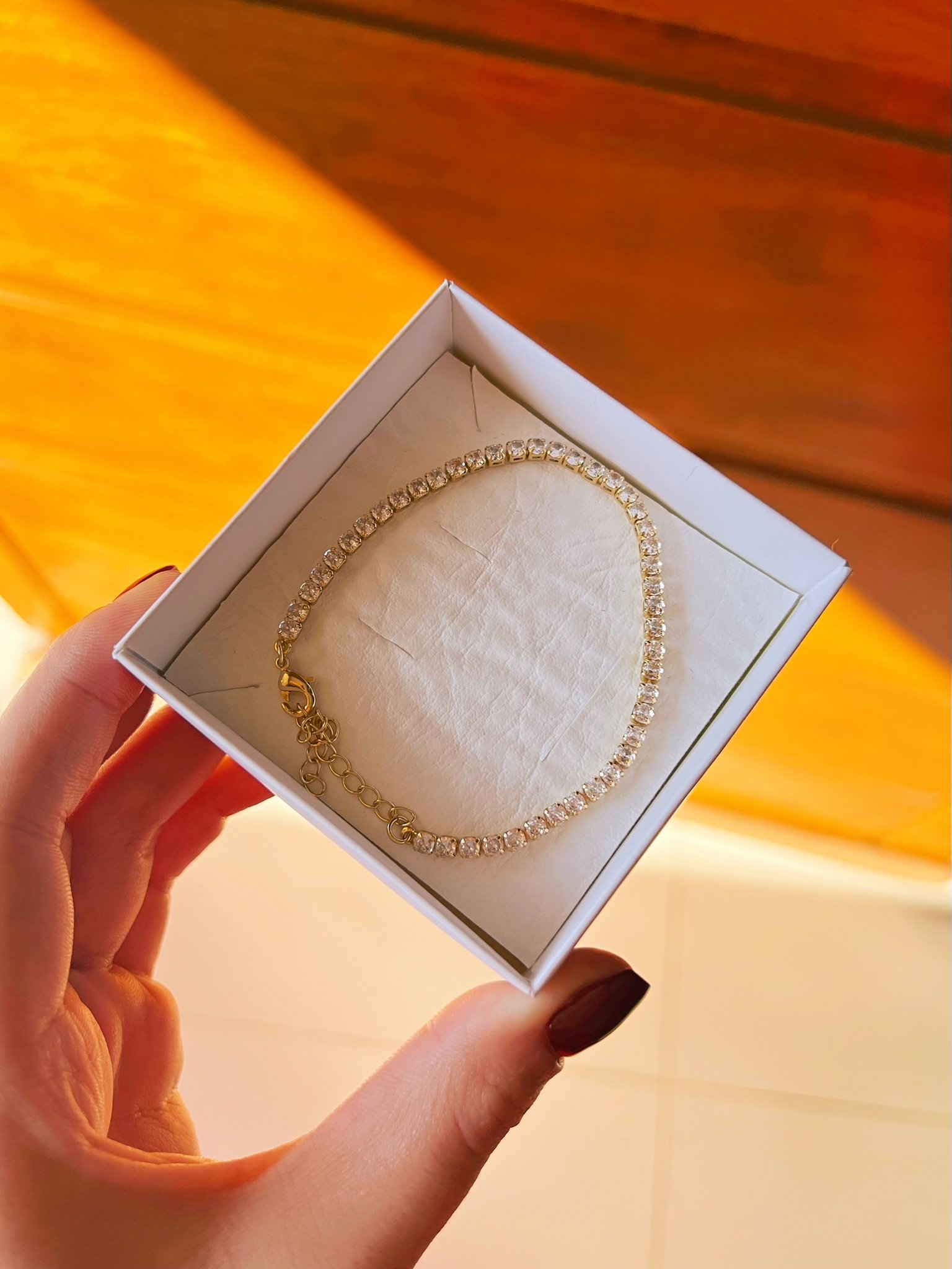 Pulseira Riviera Banhada a Ouro 18k